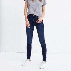 EUC! Madewell Taller 10" High-Rise Skinny Jeans in Hayes Wash